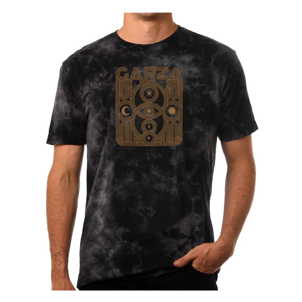 GARZA Emblem Crystal Wash Tee
